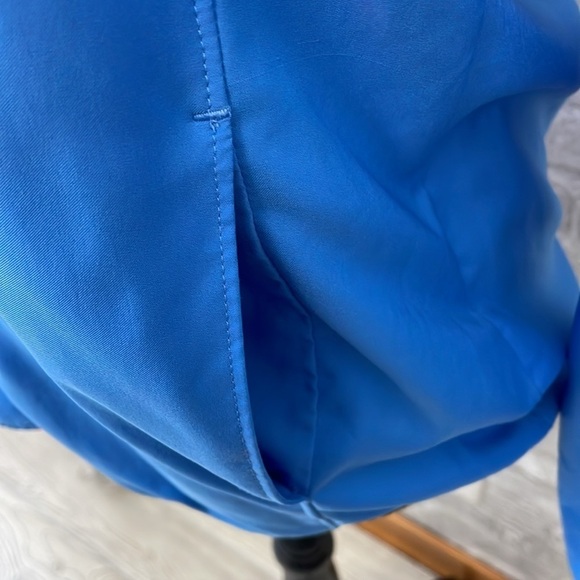 Adidas Blue Zip Up Windbreaker - Picture 2 of 8